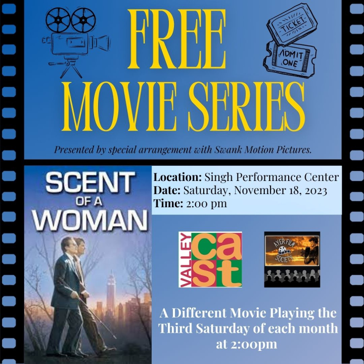 Free Movie Series Presented by ValleyCAST & the Ayer Film Society | Scent of a woman